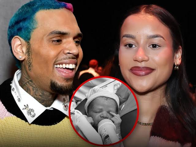 Chris Brown Celebrates After Partner Jada Wallace Gives Birth to Baby Boy