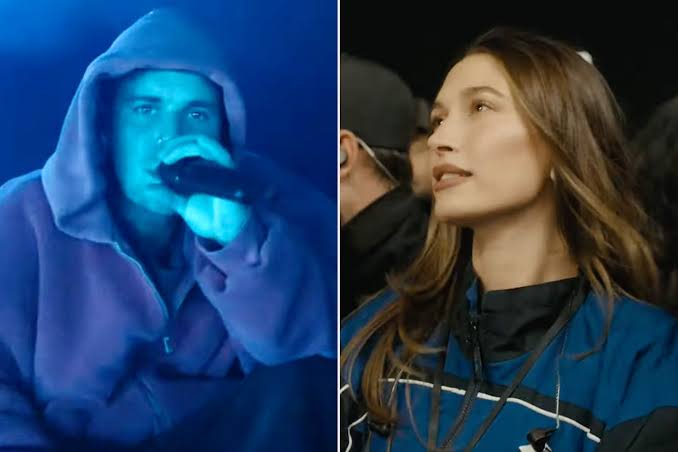 Justin Bieber Gets Support from Wife Hailey During His Coachella Headlining Set — and Shouts Out Baby Jack