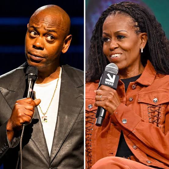 Dave Chappelle & Michelle Obama Joke That White People Are 'Not Good' At Being President On Her Podcast