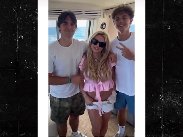 Britney Spears Hangs With Sons On a Yacht After Recent DUI Arrest