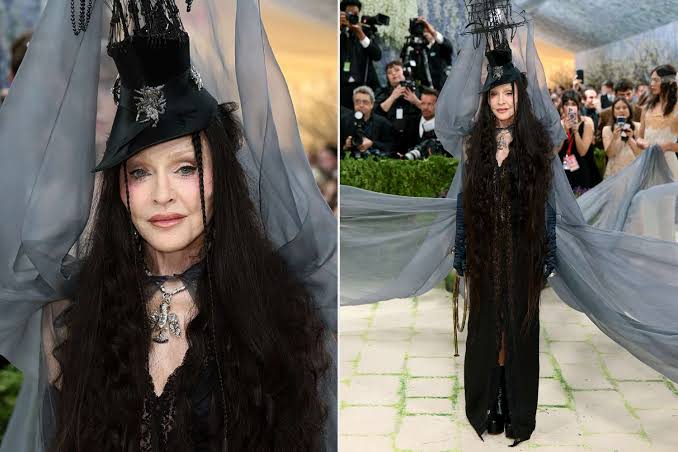 Madonna Wore a Ship on Her Head at the 2026 Met Gala, Plus a Sprawling Scarf Carried by 7 Helpers