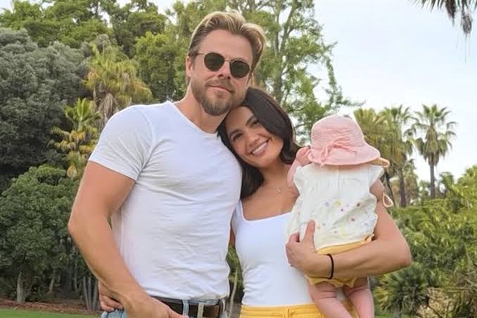 'DWTS' alum Hayley Erbert says her heart is 'breaking into a million pieces' after having first baby with Derek Hough