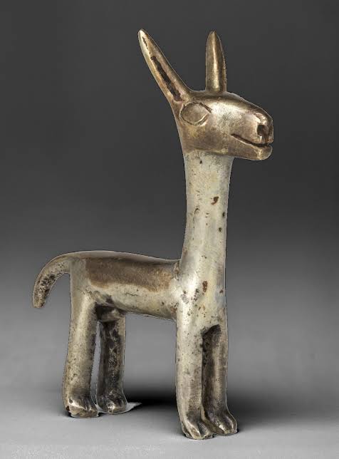 Miniature camelid effigy: A silver llama with a wry smile that the Inca crafted 600 years ago