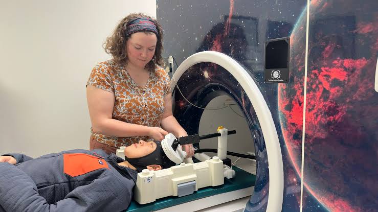 Transcranial magnetic stimulation can target a deep brain region without surgery or medication