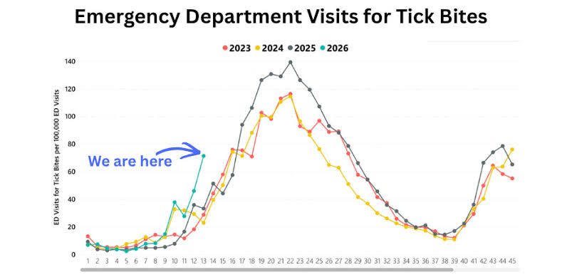 A bad tick season, CDC rabies testing paused, plus a new measles epicenter, stomach flu, and a late RSV season that's prompting great questions from parents.