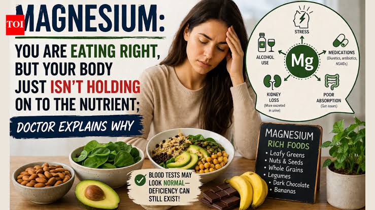 Magnesium: You are eating right, but your body just isn’t holding on to the nutrient; doctor explains why