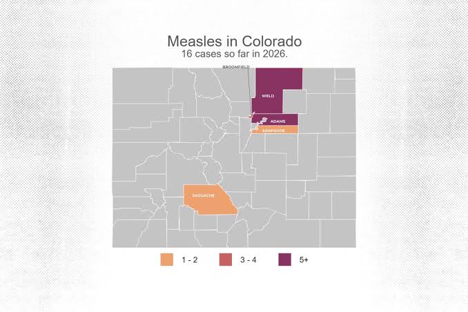 Second measles outbreak of the year confirmed in Colorado as case numbers climb higher