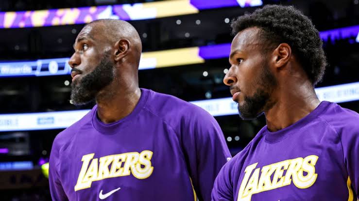 LeBron looks forward to sharing floor with Bronny in playoffs