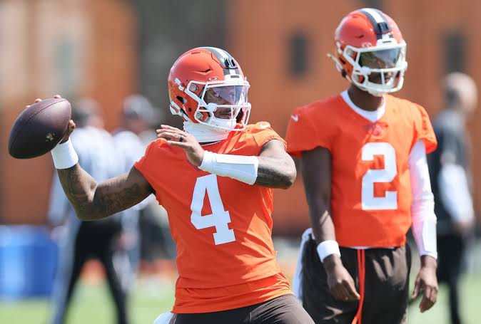 How Deshaun Watson leads Shedeur Sanders after 1st minicamp, sources say, and has the inside track to be name