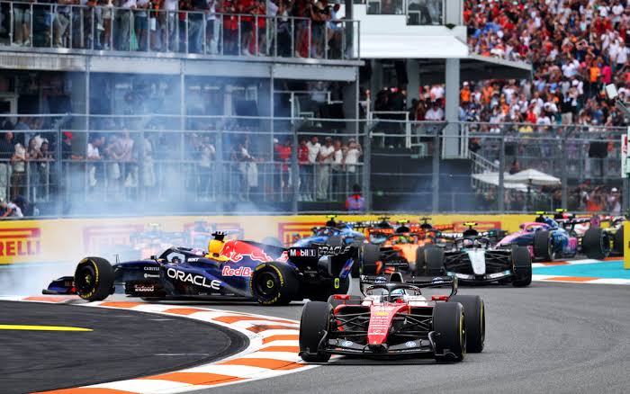 Max Verstappen explains cause of dramatic 360 Miami F1 spin