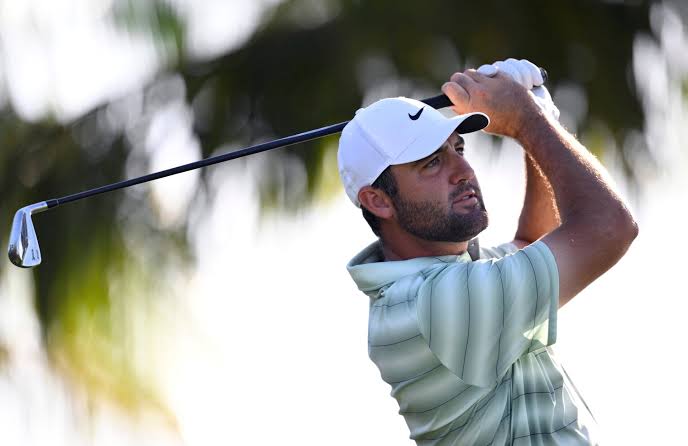 What Scottie Scheffler shot on the back nine of the Blue Monster Course at Trump National Doral in practice