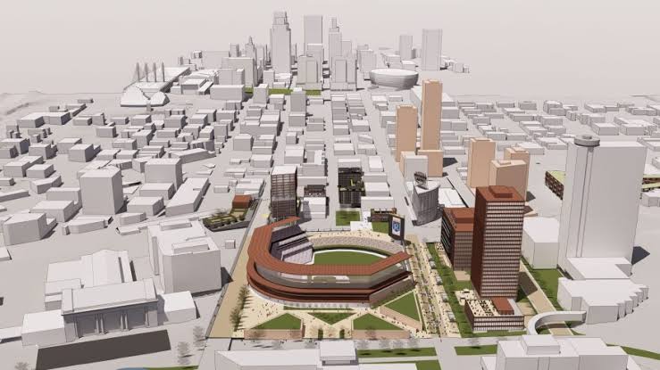 Kansas City reveals downtown Royals ballpark proposal. It would cost the city up to $600 million