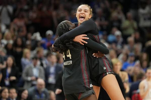 South Carolina returns to the NCAA championship game in a showdown with newcomer UCLA
