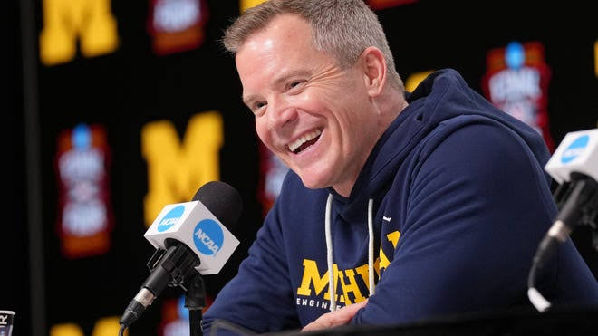 Doyel: 'Full-circle moment' for Michigan coach Dusty May, back in Indiana for Final Four