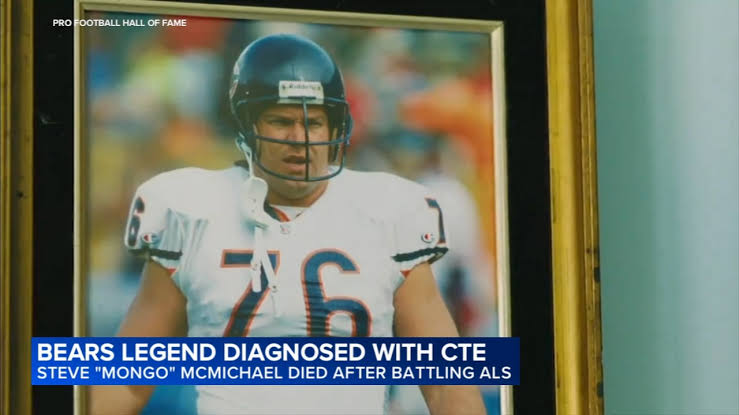 Chicago Bears legend Steve 'Mongo' McMichael diagnosed posthumously with CTE after dying of complications from ALS