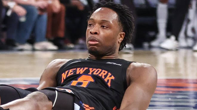 OG Anunoby live injury updates: Knicks forward out for Game 3 vs. 76ers