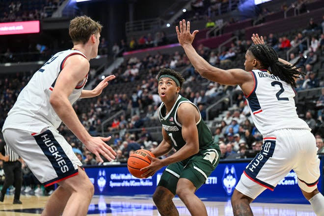 Michigan State basketball vs. UConn NCAA tournament tipoff: Matchup analysis and a prediction