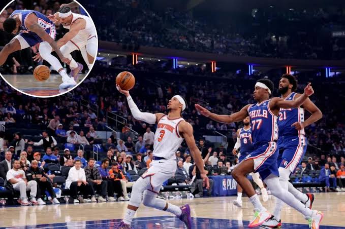 Josh Hart torments 76ers in his unique way as Knicks cruise in Game 1