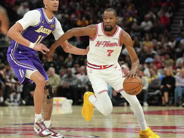 Rockets star Kevin Durant questionable for playoff opener against Lakers