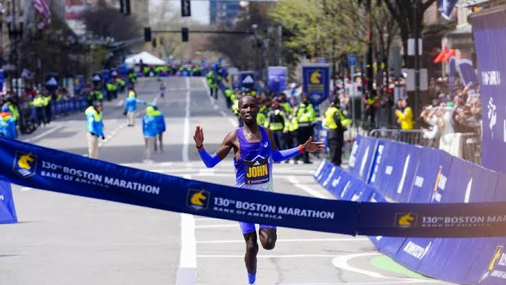 Live results from the 2026 Boston Marathon
