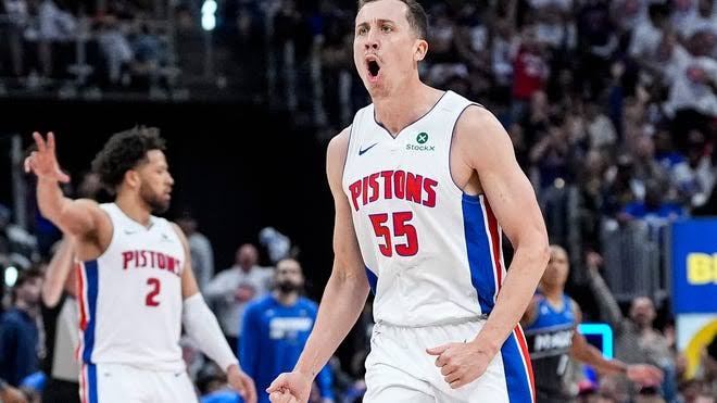 Pistons smash Magic in Game 2 win to tie series at 1-1