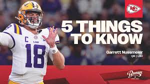 Five Things to Know About New Chiefs QB Garrett Nussmeier