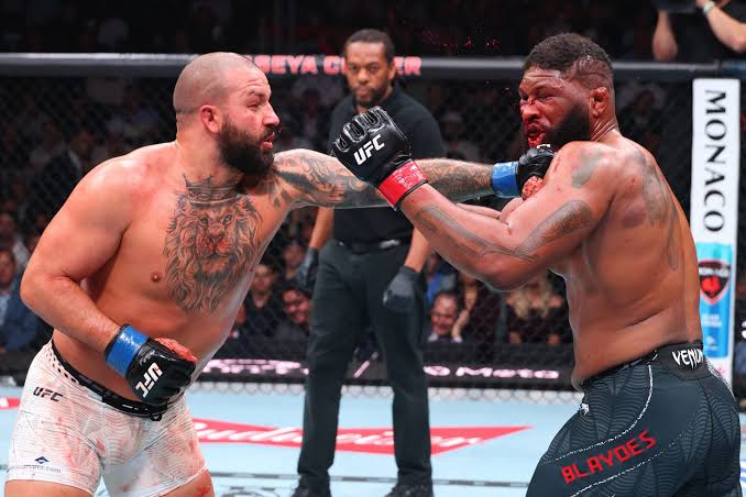 Curtis Blaydes comments on 'saving the heavyweight division' with Josh Hokit war at UFC 327