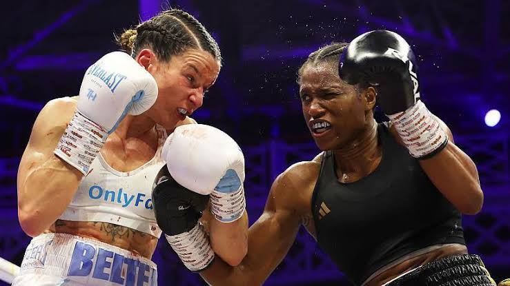 Dubois vs Harper: Caroline Dubois drops and stops Terri Harper to become unified lightweight champion