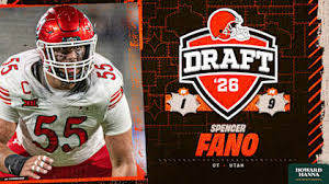 Browns select OT Spencer Fano with the No. 9 pick in the 2026 NFL Draft