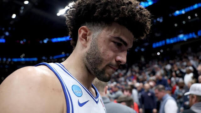 Duke's Cayden Boozer addresses ill-fated turnover in crushing Elite 8 loss to UConn: 'I let our team down'