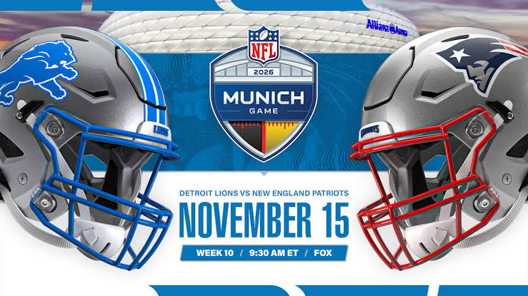 Lions-Patriots scheduled for Week 10 in Munich