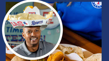 They're nachos ... that you can wear on your head. And you can find them at a Rangers game