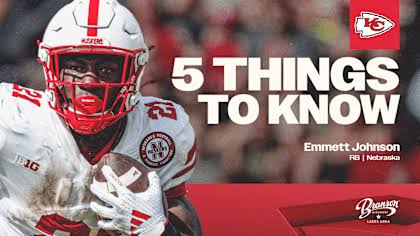 Five Things to Know About New Chiefs RB Emmett Johnson