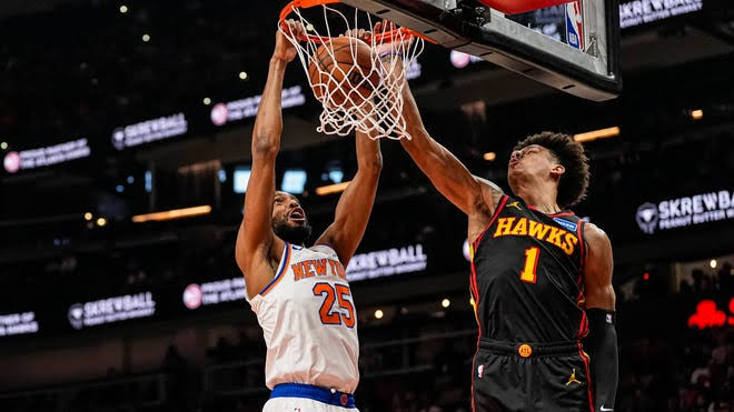 What channel is Knicks vs Hawks today in Game 1 of NBA Playoffs?