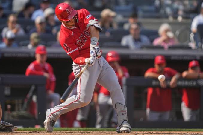 Trout homers again, helping Angels outslug Judge, Yankees to split 4-game series