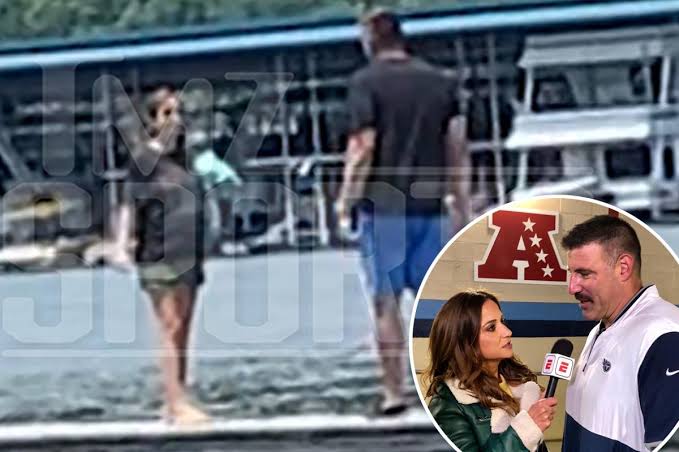 New video of Mike Vrabel and visibly pregnant Dianna Russini on secret boat outing emerges