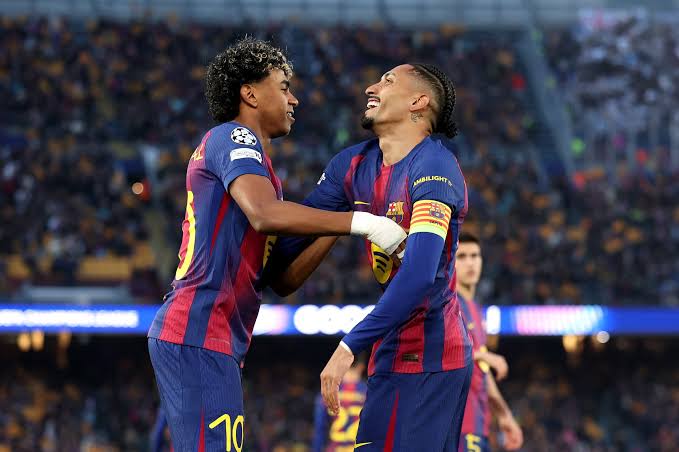 Hansi Flick told Barcelona’s system ‘depends too heavily on Lamine Yamal and Raphinha’