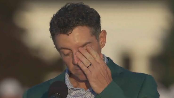 Rory McIlroy’s Masters tears flowed for a different reason this time around