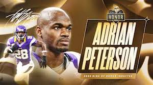 Adrian Peterson to be Inducted into Vikings Ring of Honor in 2026