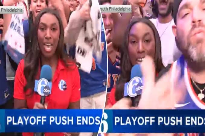 Philly reporter swarmed by Knicks fans as 76ers faithful lament sweep: ‘Let Kyle Lowry coach’
