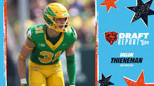 Bears select Oregon DB Dillon Thieneman 25th overall