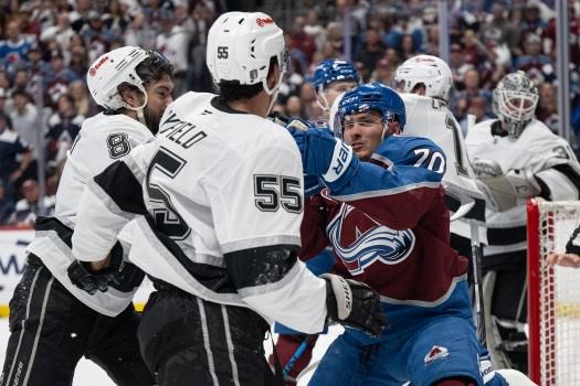 Keeler: Avalanche, Nicolas Roy overcome blind refs, shattered glass, take 2-0 series lead over Kings