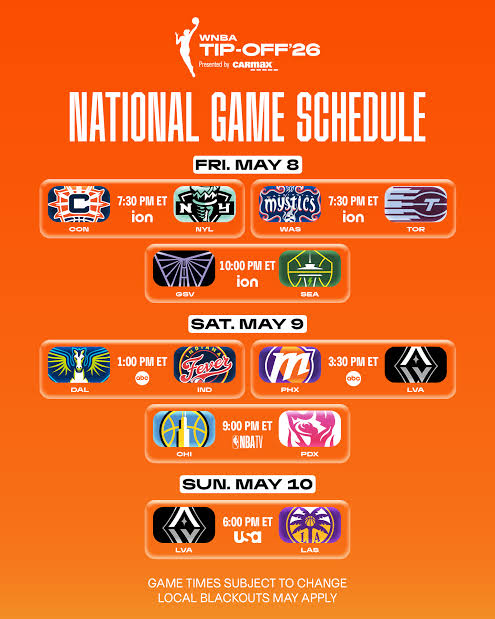 Game Previews: WNBA Tip-Off 2026 Weekend