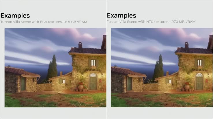 NVIDIA Shows Neural Texture Compression Cutting VRAM by 85% or Boosting Quality for the Same Budget