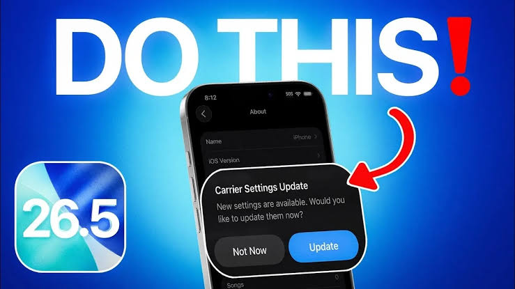 The First Thing You Need to Do After Installing iOS 26.5