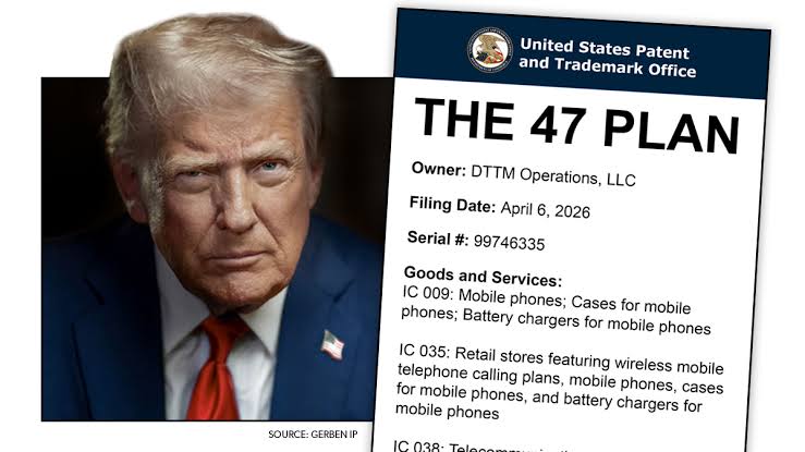 Trump Org Files Trademark for ‘The 47 Plan’, Claiming a Mobile Phone Launch is Coming