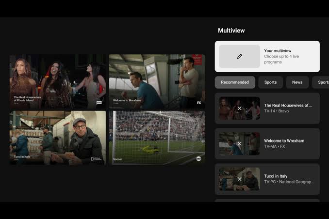 YouTube TV Launches Customized Multiview Across the Full Channel Lineup
