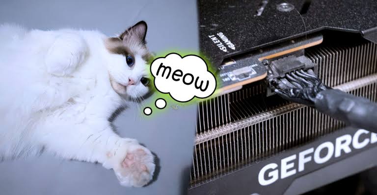 Cat reportedly saves RTX 4090 owner after spotting smoke from burned connector