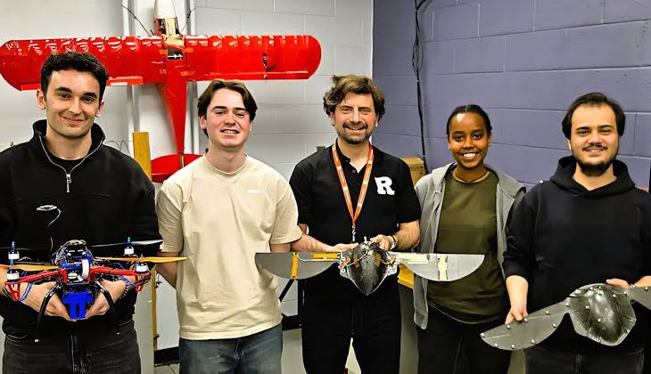Researchers build experimental drone that flies without moving parts