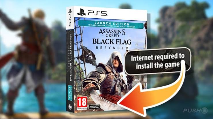 Assassin's Creed Fans Furious as Physical Copies of Black Flag's PS5 Remake Will Require Internet